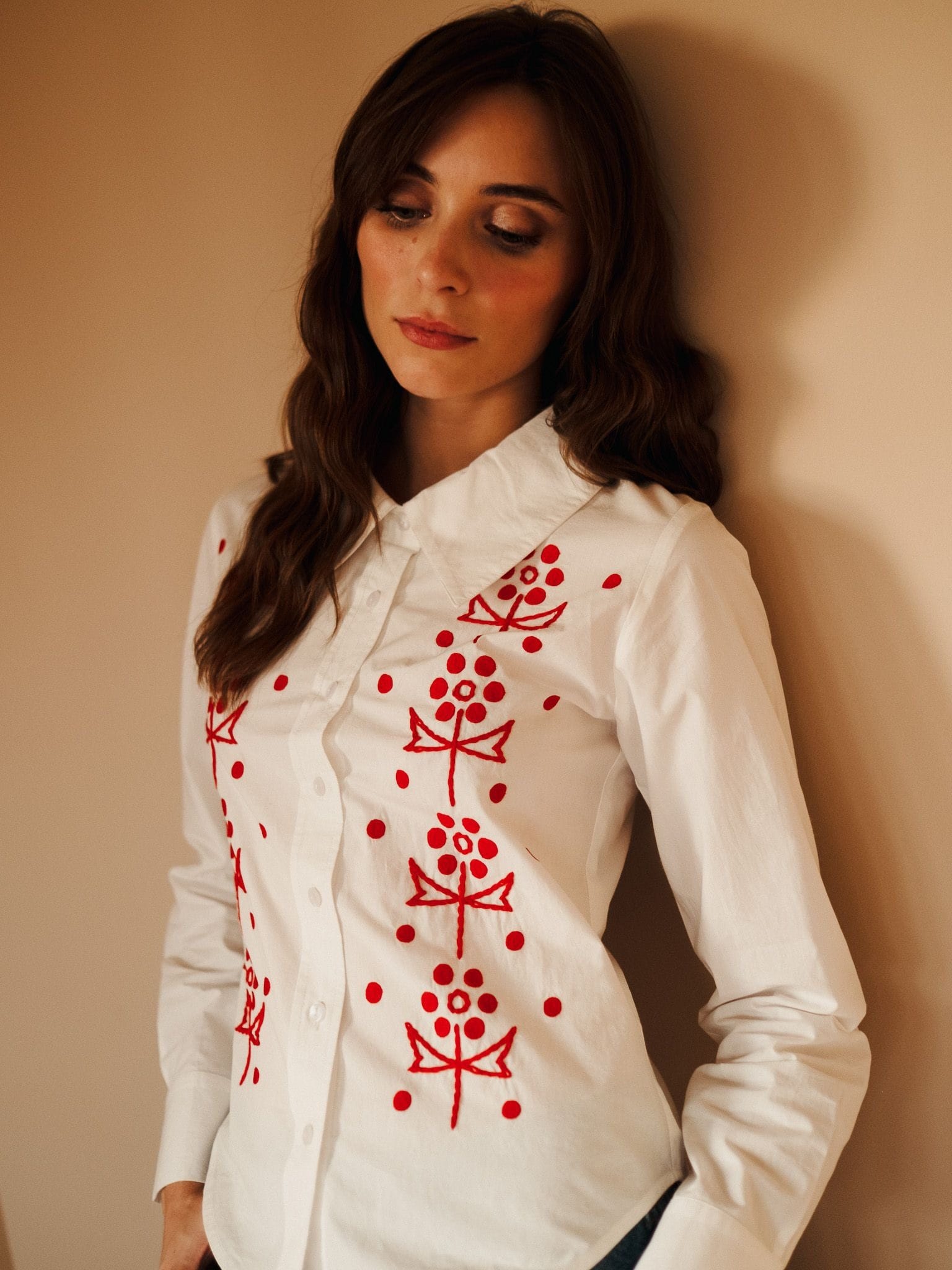MILLE Clothing Annina Top in Folk Embroidery