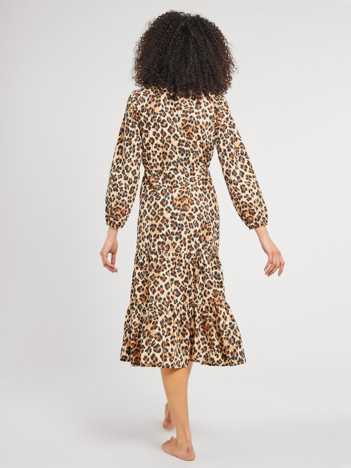 Astrid Dress in Cheetah — The cut