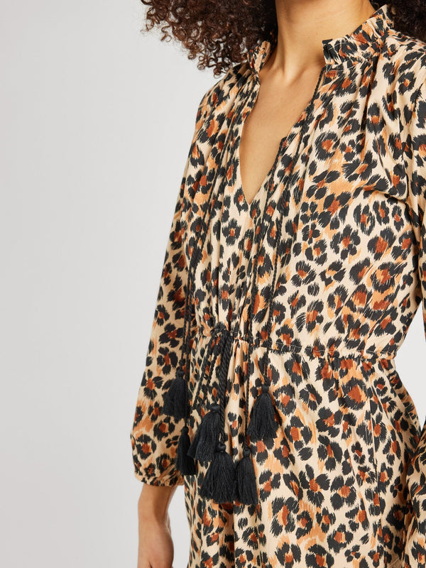 Astrid Dress in Cheetah — view 5