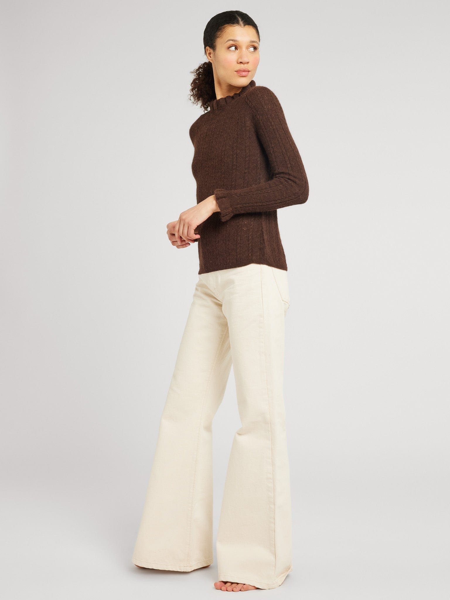 MILLE Clothing Aurora Pullover in Cocoa