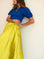 MILLE Clothing Ayla Skirt in Chartreuse Taffeta