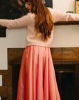 MILLE Clothing Ayla Skirt in Peony Taffeta