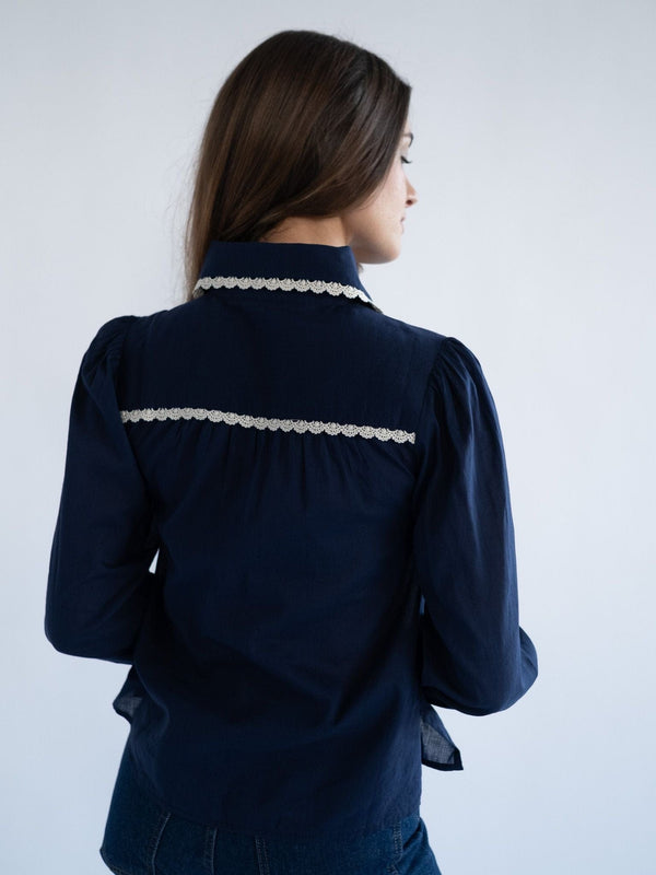 Bella Top in Peacoat — view 9