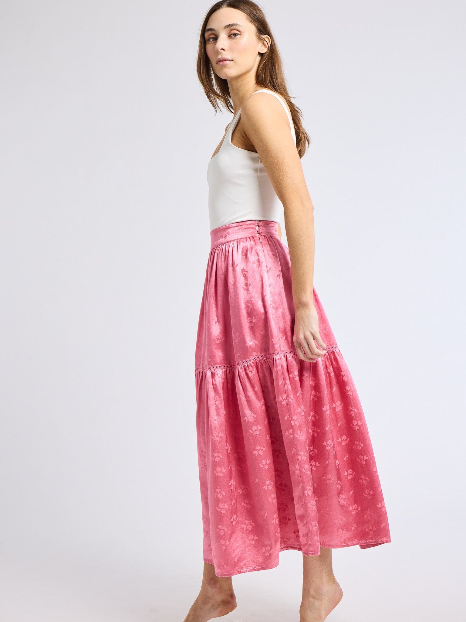 MILLE Clothing Betty Skirt in Geranium