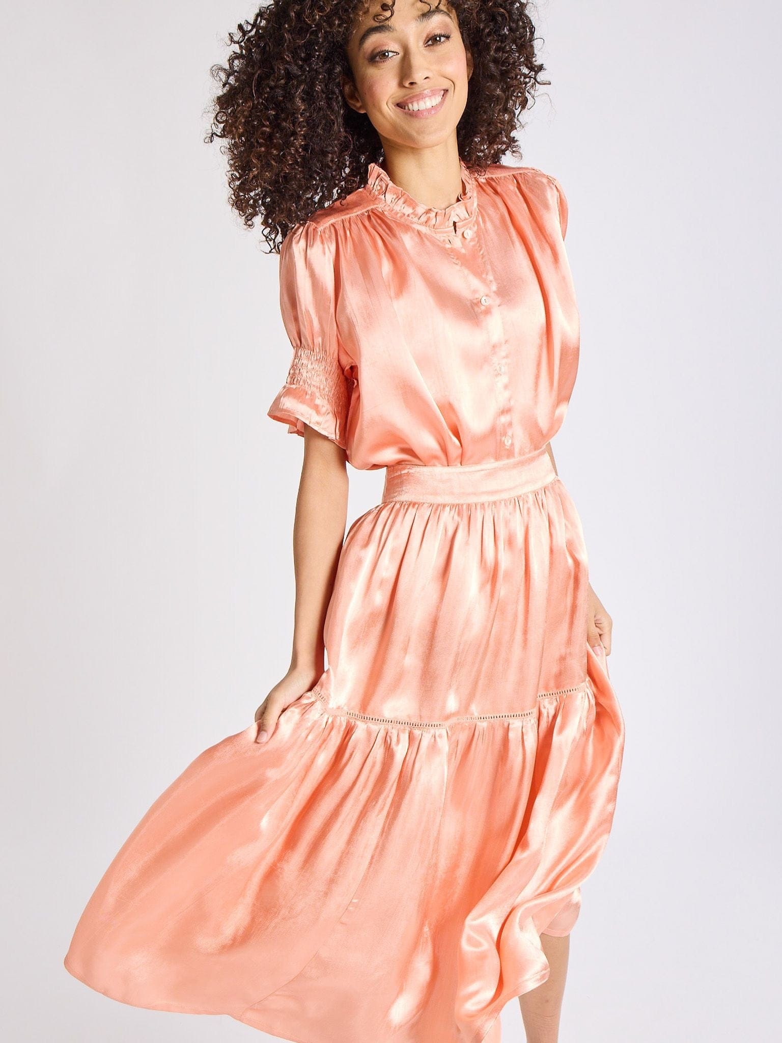 MILLE Clothing Betty Skirt in Quince