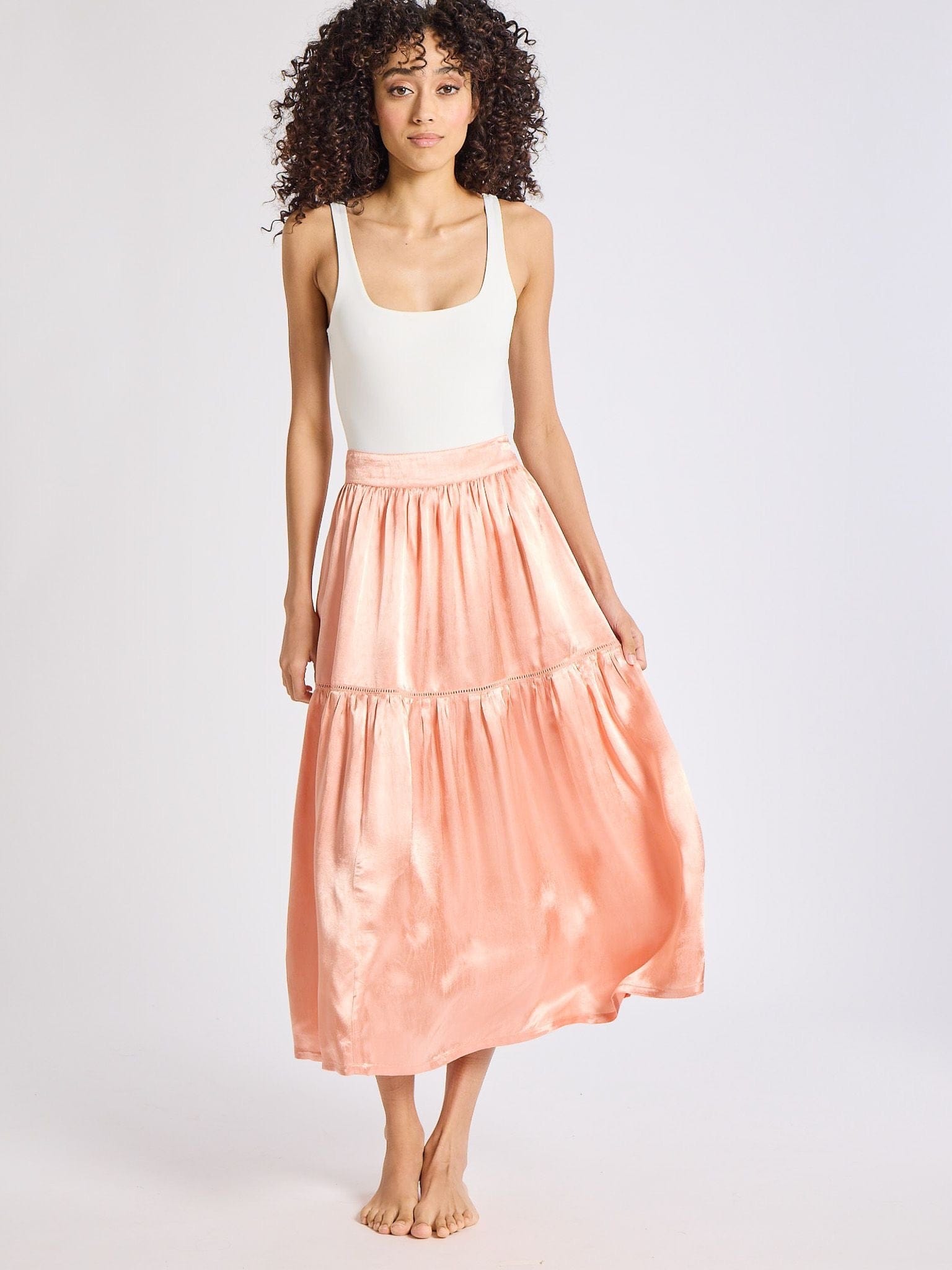 MILLE Clothing Betty Skirt in Quince