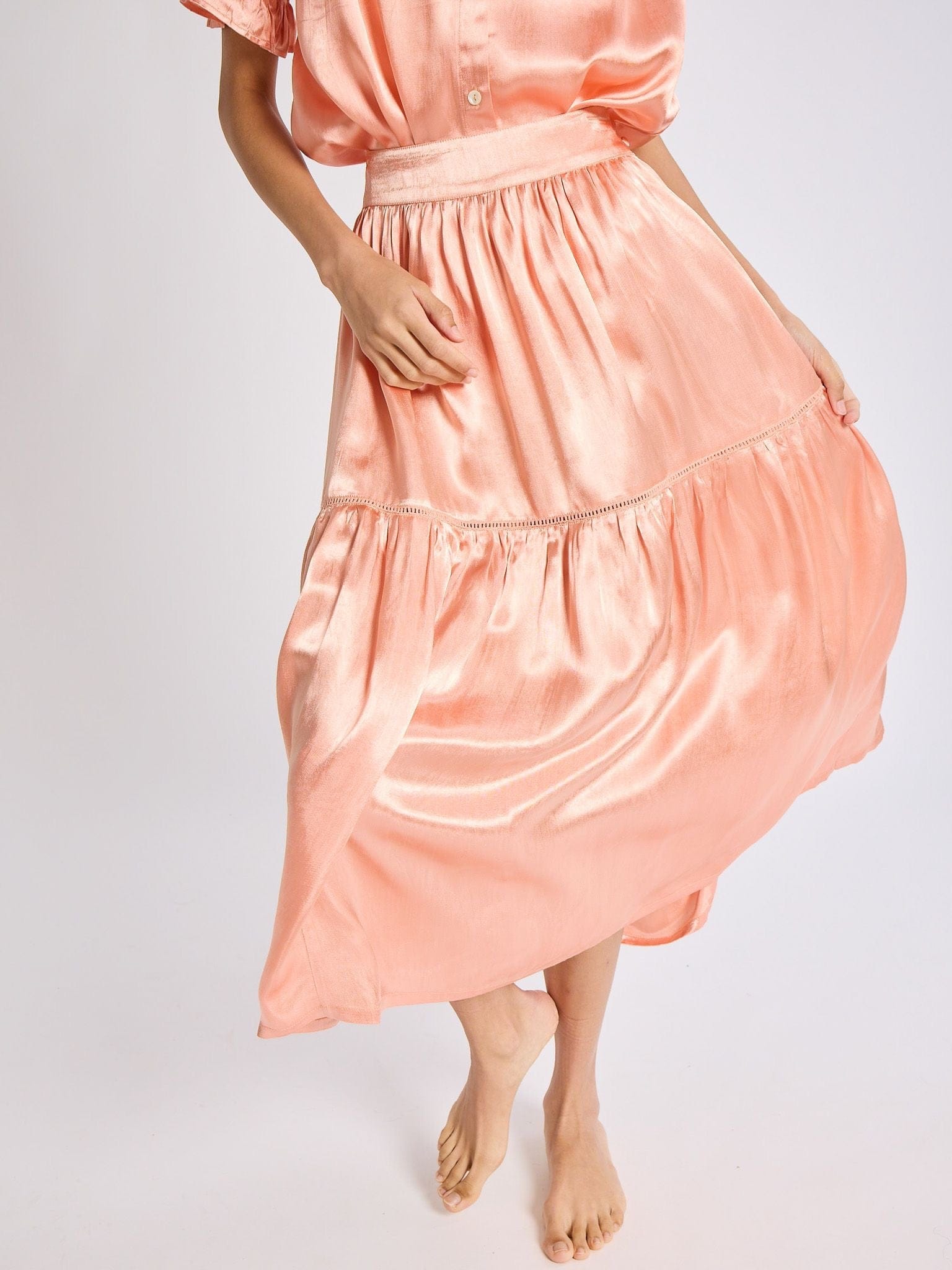 MILLE Clothing Betty Skirt in Quince