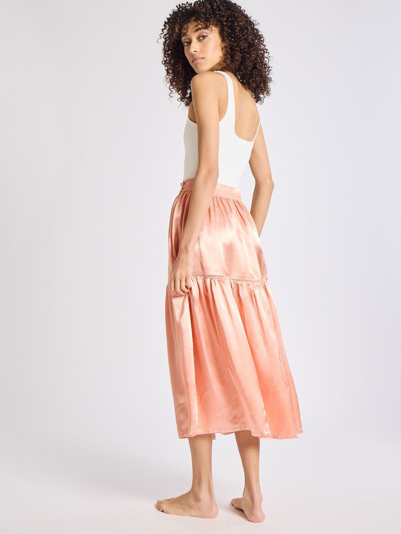 MILLE Clothing Betty Skirt in Quince