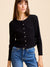 MILLE Clothing Bibi Pointelle Cardigan in Black