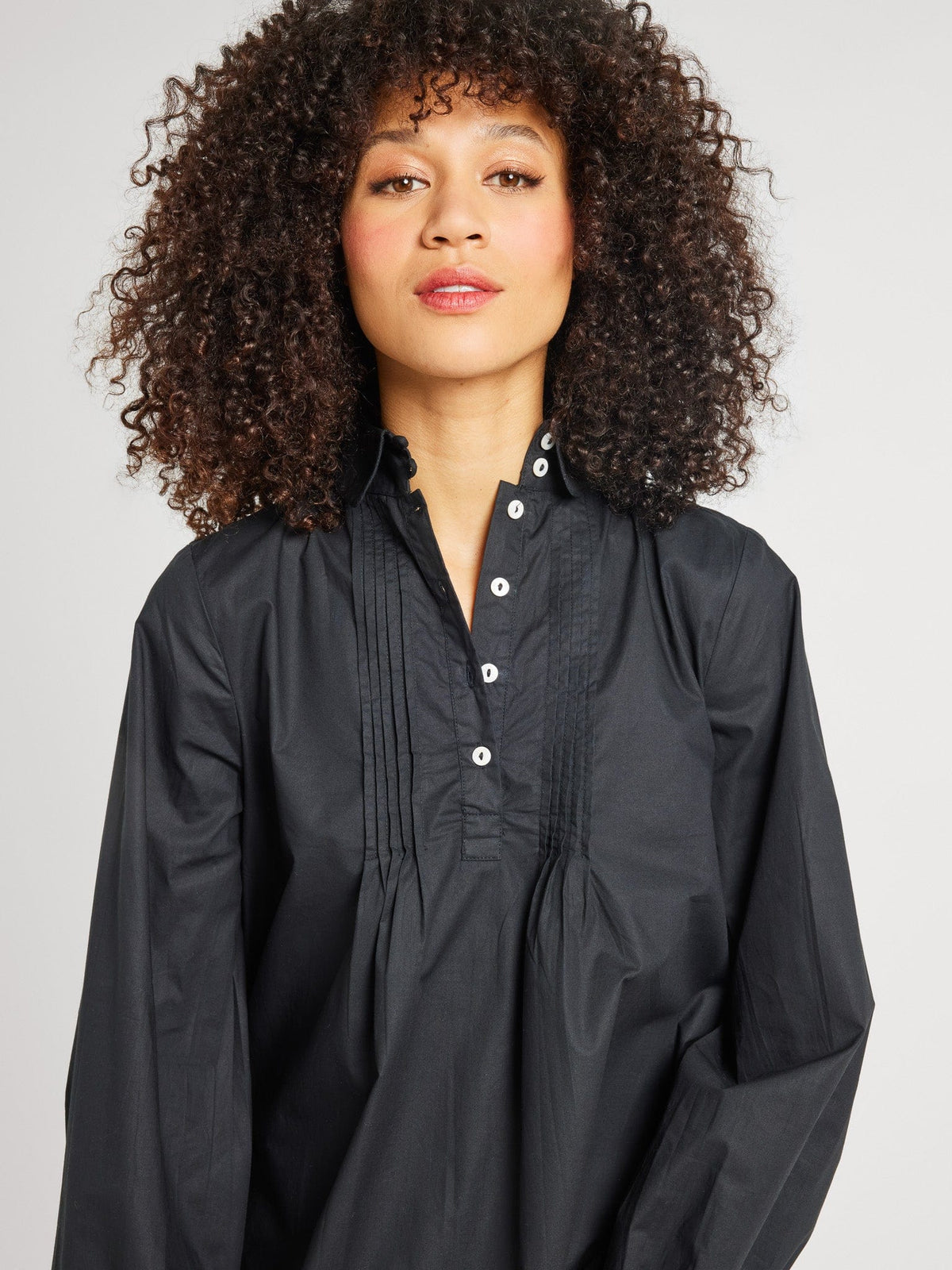 Bonnie Dress in Black — The cloth