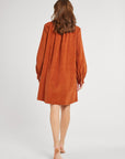 MILLE Clothing Bonnie Dress in Cinnamon Cord