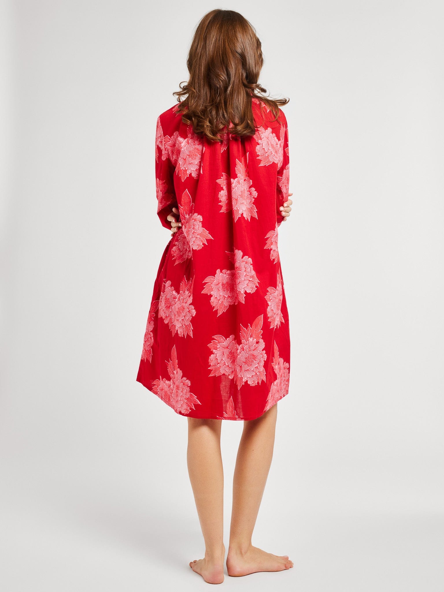 MILLE Clothing Bonnie Dress in Crimson Floral