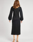 MILLE Clothing Brianna Sweater Dress in Black