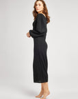 MILLE Clothing Brianna Sweater Dress in Black