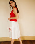 MILLE Clothing Britt Skirt in Folk Embroidery