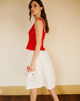 MILLE Clothing Britt Skirt in Folk Embroidery