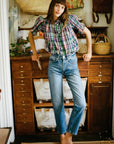 MILLE Clothing Brooke Mid Rise Slim Fit Jean in Montecito