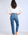 MILLE Clothing Brooke Mid Rise Slim Fit Jean in Topanga