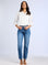 MILLE Clothing Brooke Mid Rise Slim Fit Jean in Topanga