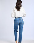 MILLE Clothing Brooke Mid Rise Slim Fit Jean in Topanga