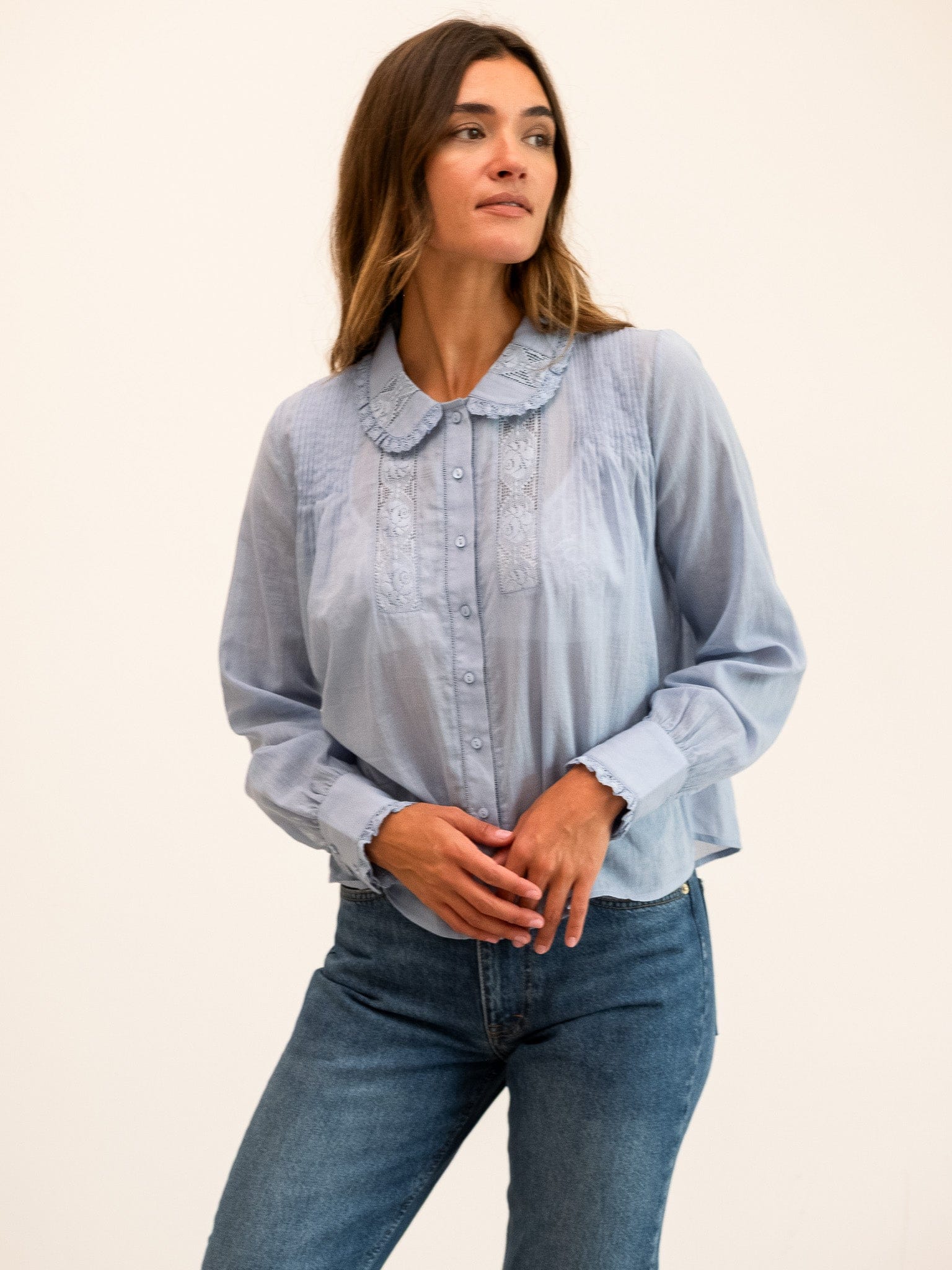 MILLE Clothing Calista Top in Sky