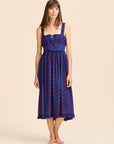 MILLE Clothing Calla Dress in Navy Dot