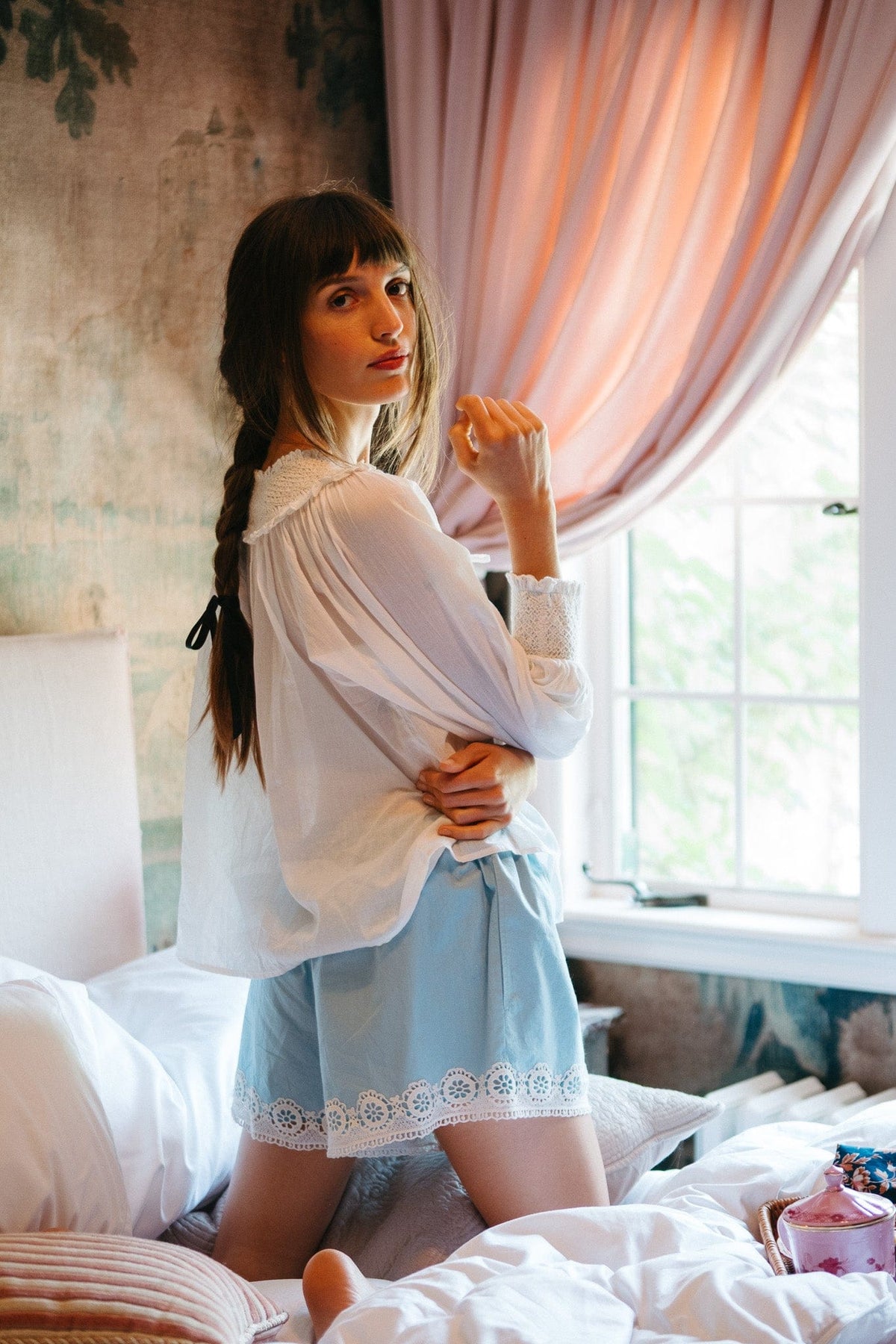 Amari Top in White — The cut
