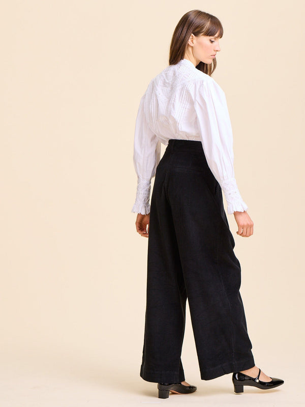 Cara Pant in Black Cord — view 9