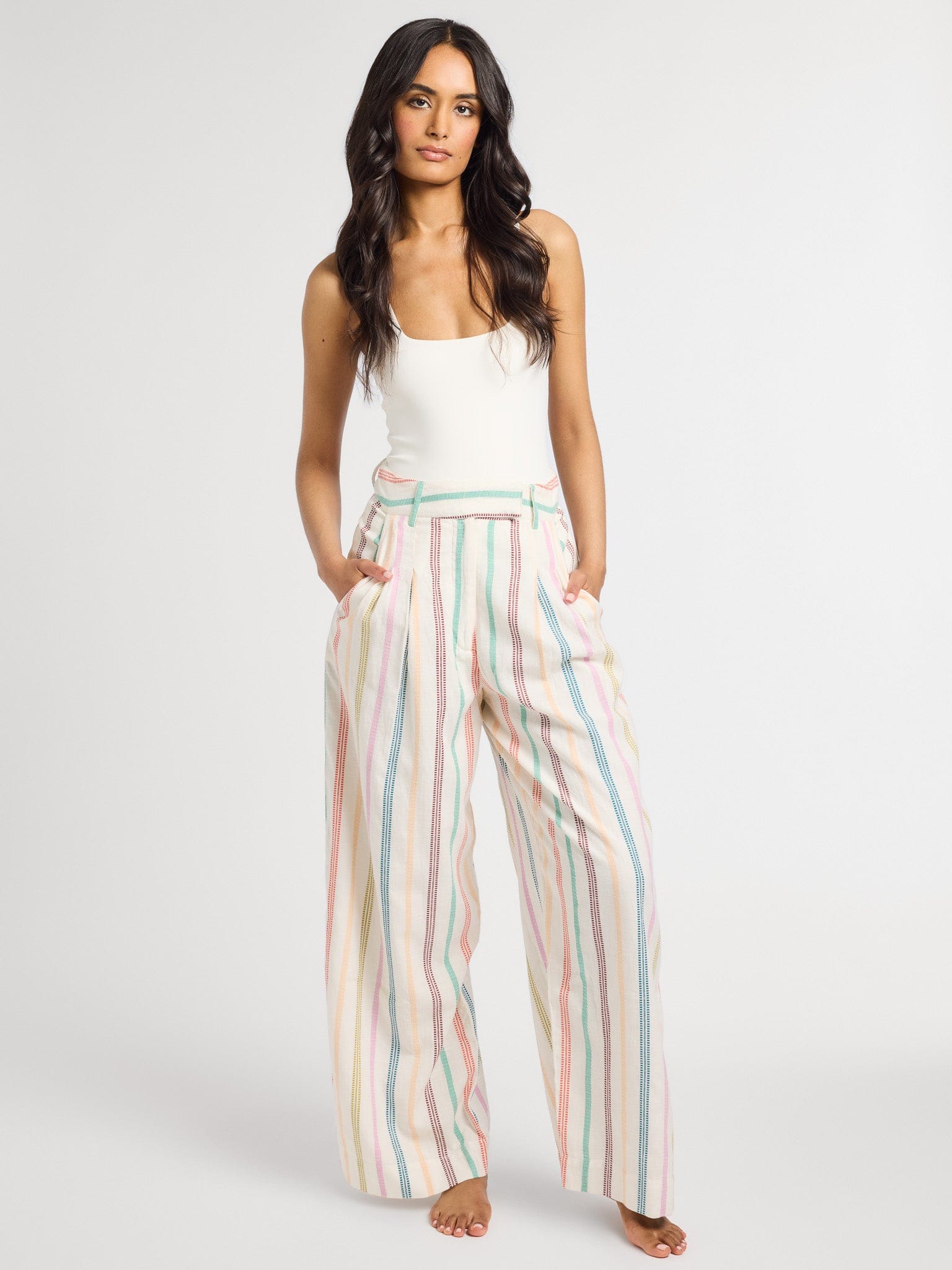 MILLE Clothing Cara Pant in Mallorca Stripe