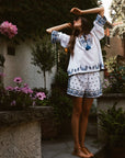 MILLE Clothing Carina Short in Santorini Embroidery
