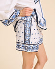 MILLE Clothing Carina Short in Santorini Embroidery