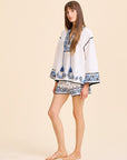 MILLE Clothing Carina Short in Santorini Embroidery