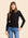 MILLE Clothing Carmela Pointelle Turtleneck in Black