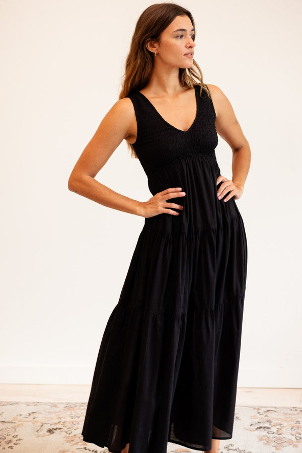 Carolina Dress in Black — view 5