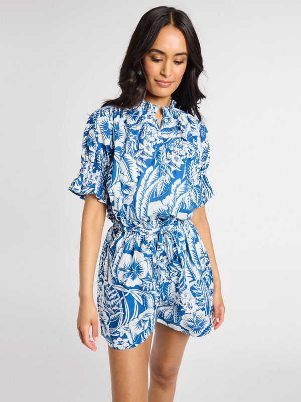 Cary Short in Blue Hibiscus — view 4