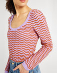 MILLE Clothing Catalina Pullover in Lavender Cocoa