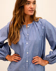 MILLE Clothing Cecily Top in Harbor Stripe