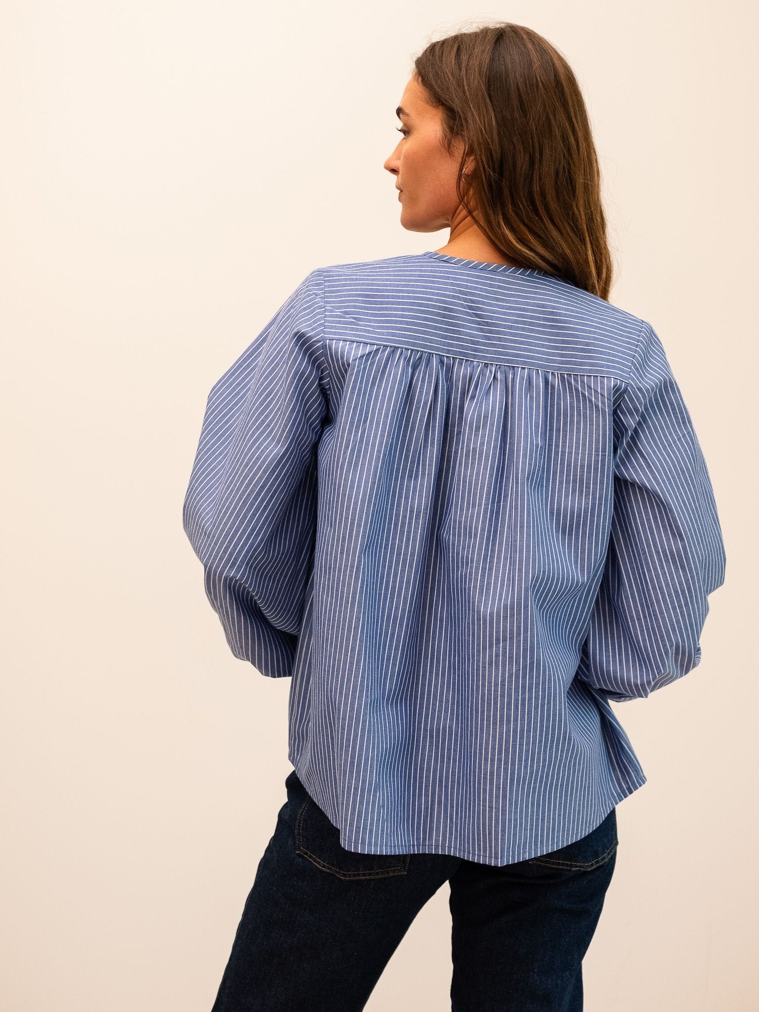 MILLE Clothing Cecily Top in Harbor Stripe