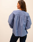 MILLE Clothing Cecily Top in Harbor Stripe