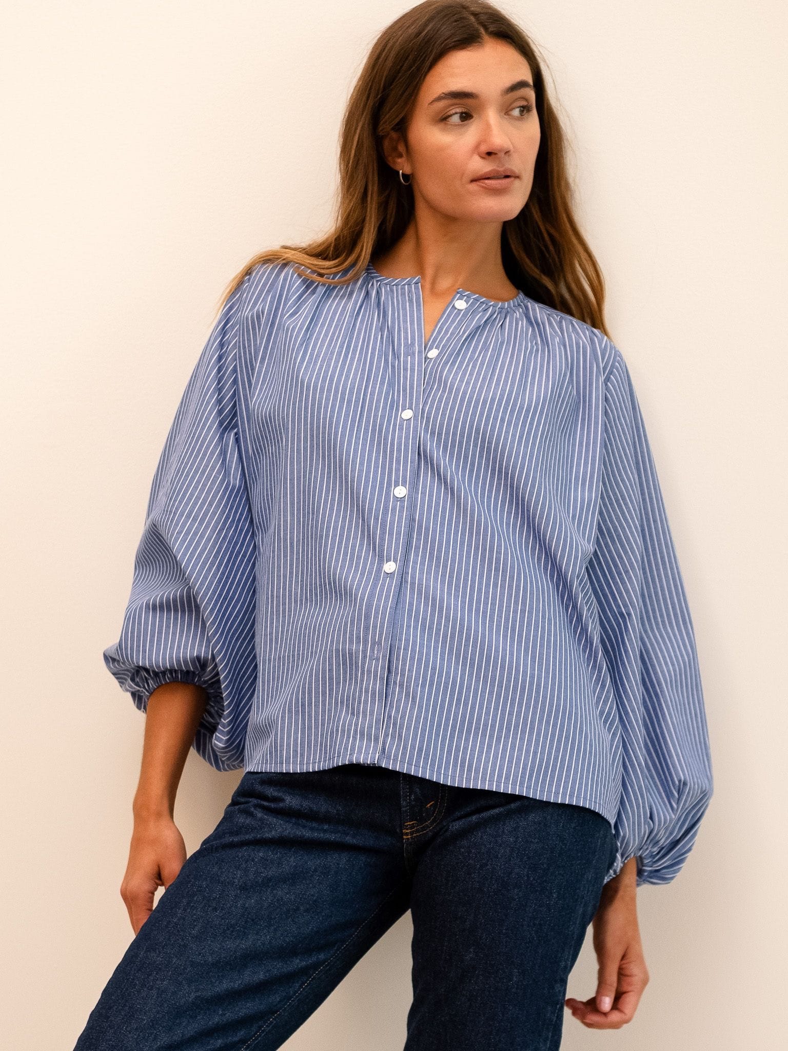 MILLE Clothing Cecily Top in Harbor Stripe