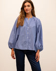 MILLE Clothing Cecily Top in Harbor Stripe
