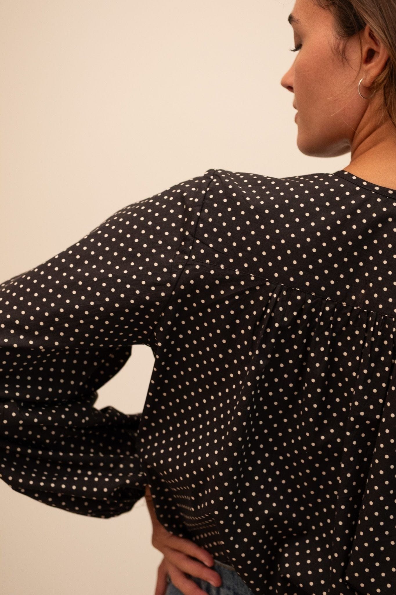 MILLE Clothing Cecily Top in Polka Dot