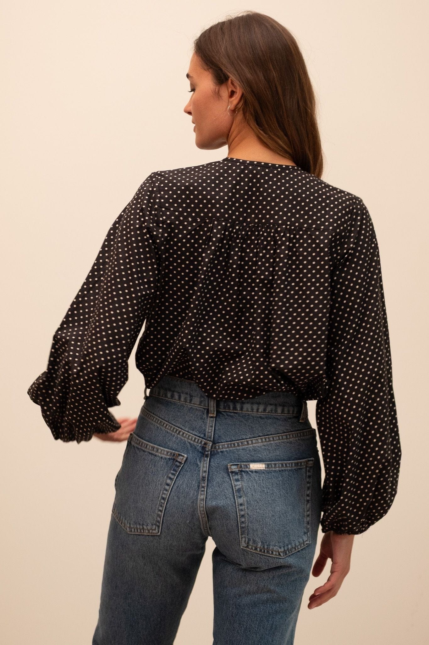 MILLE Clothing Cecily Top in Polka Dot