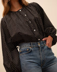 MILLE Clothing Cecily Top in Polka Dot