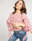 MILLE Clothing Cecily Top in Sugarplum Plaid