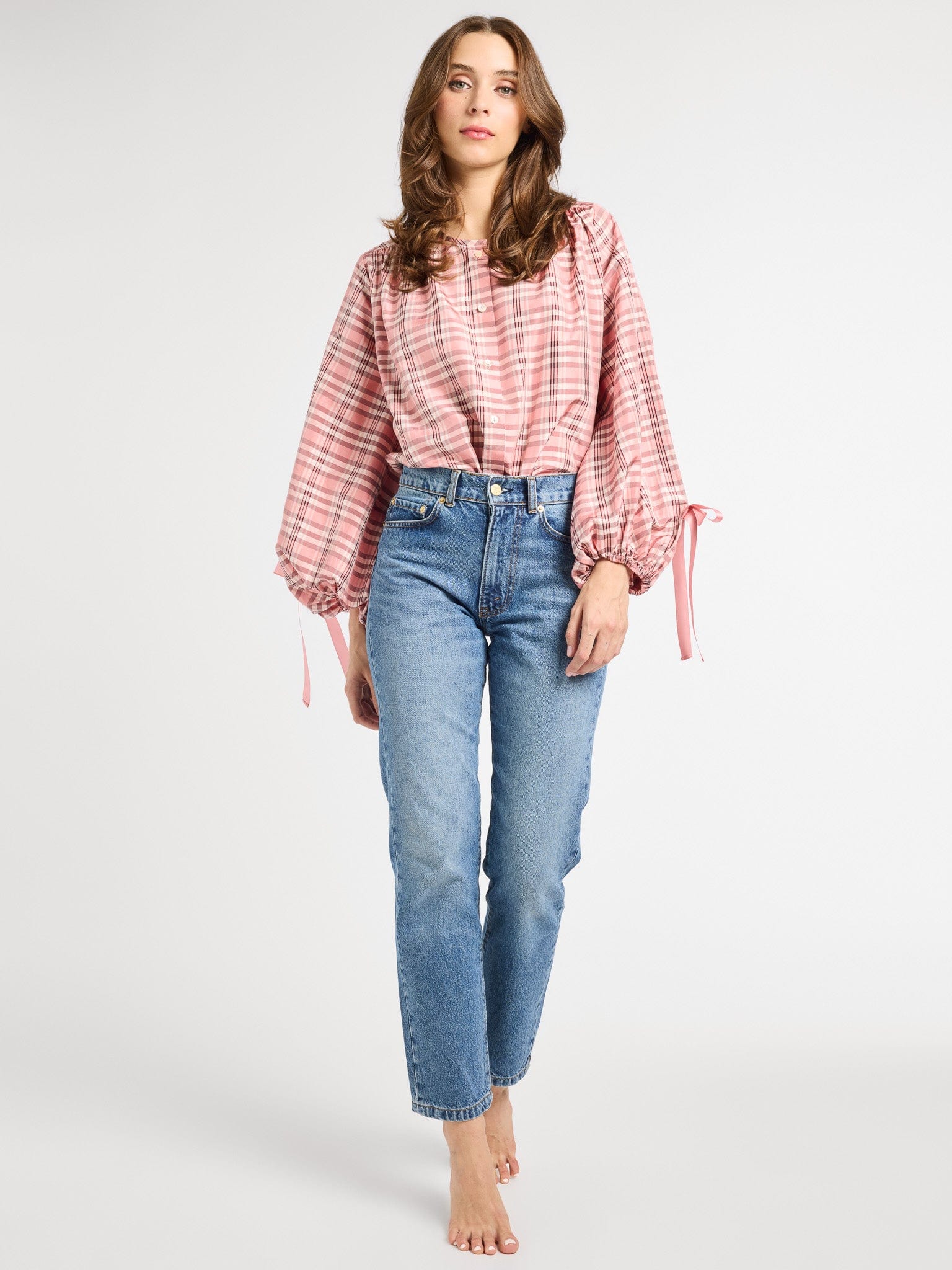 MILLE Clothing Cecily Top in Sugarplum Plaid