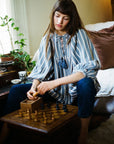 MILLE Clothing Charlie Top in Chambray Stripe