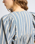 MILLE Clothing Charlie Top in Chambray Stripe