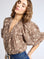 MILLE Clothing Charlie Top in Cocoa Floral