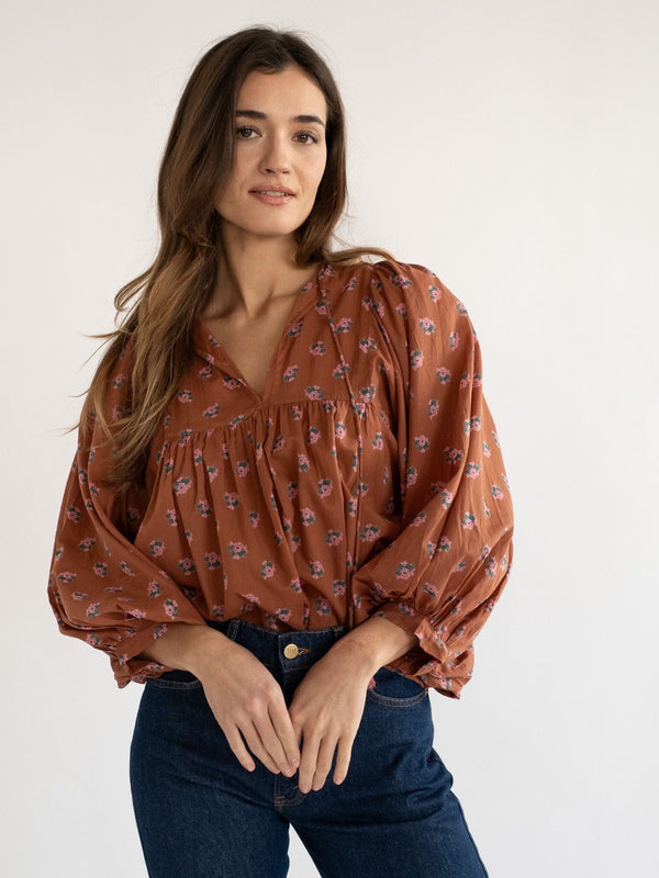 Charlie Top in Petite Bouquet — view 1